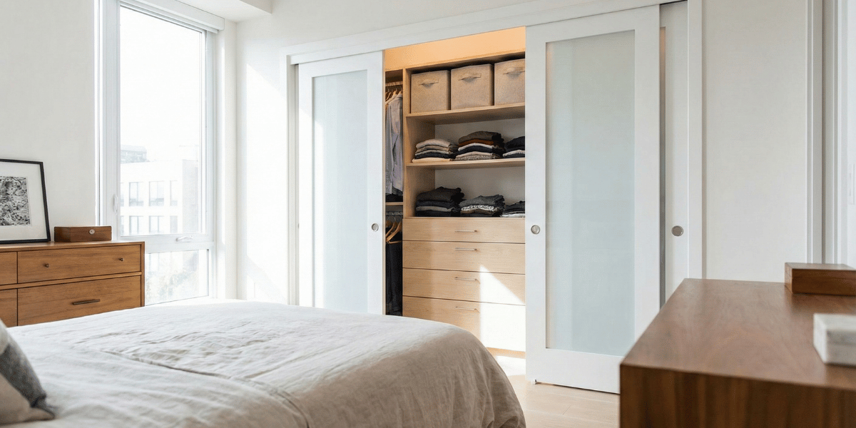 Reach-In Closets: Should You Use a Sliding Door or Hinged Doors?