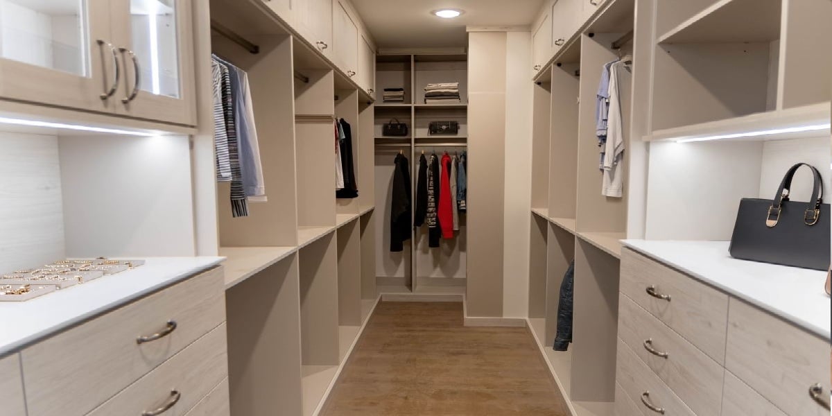 Image of custom closet system