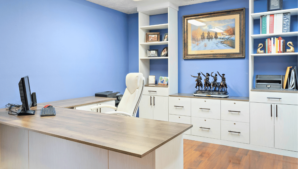 How Much Does a Custom Home Office Built-In Cost (5)