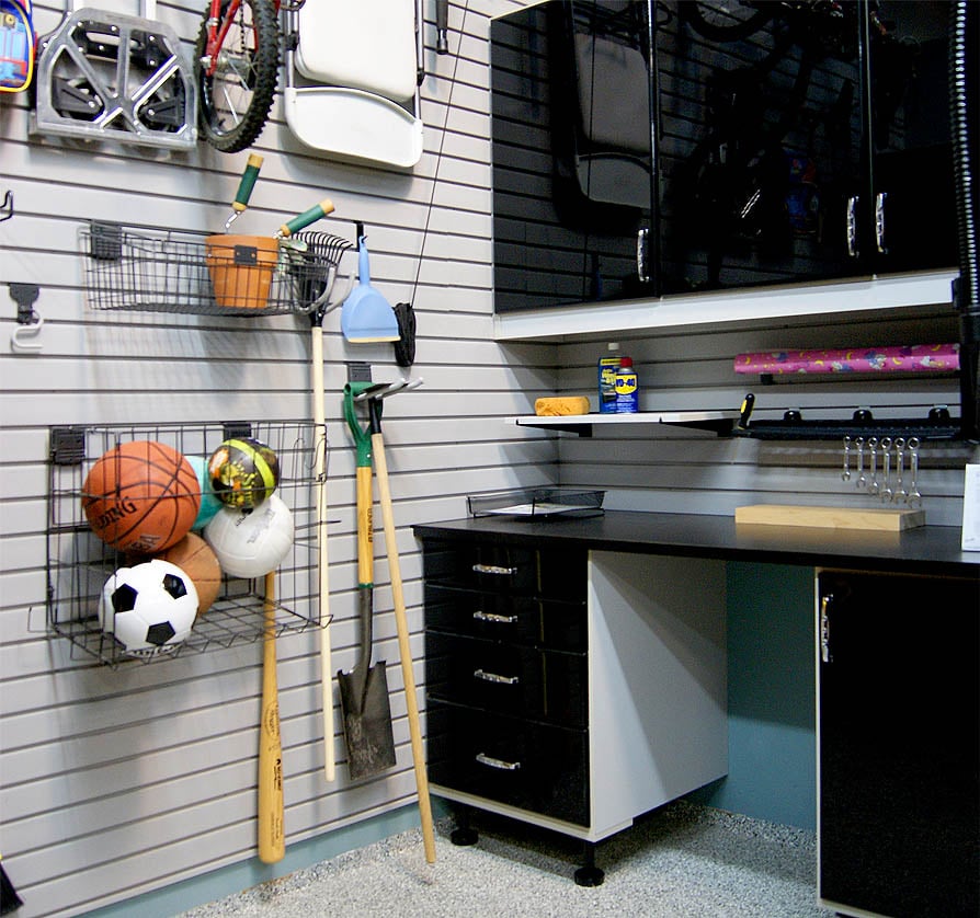 Garage Slatwall - SpaceManager Closets