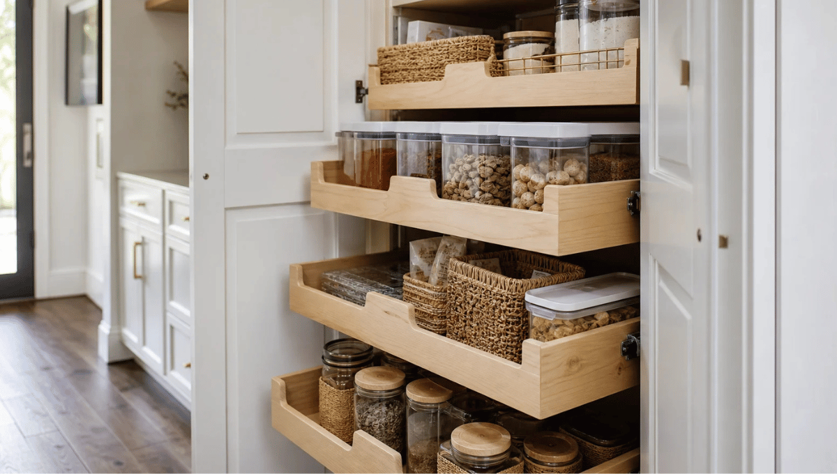 Luxury Custom Pantry Design Houston TX  SpaceManager Closets (2)