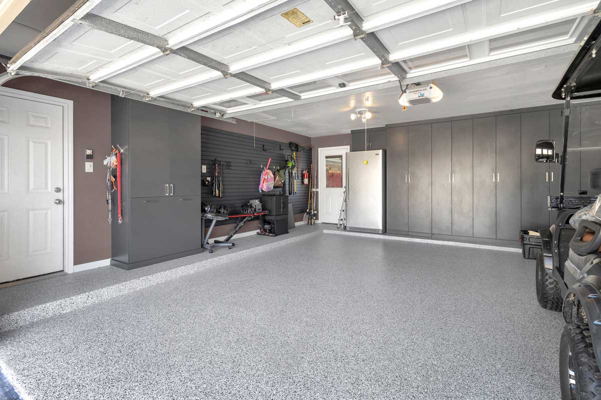Custom Cabinets in Garage