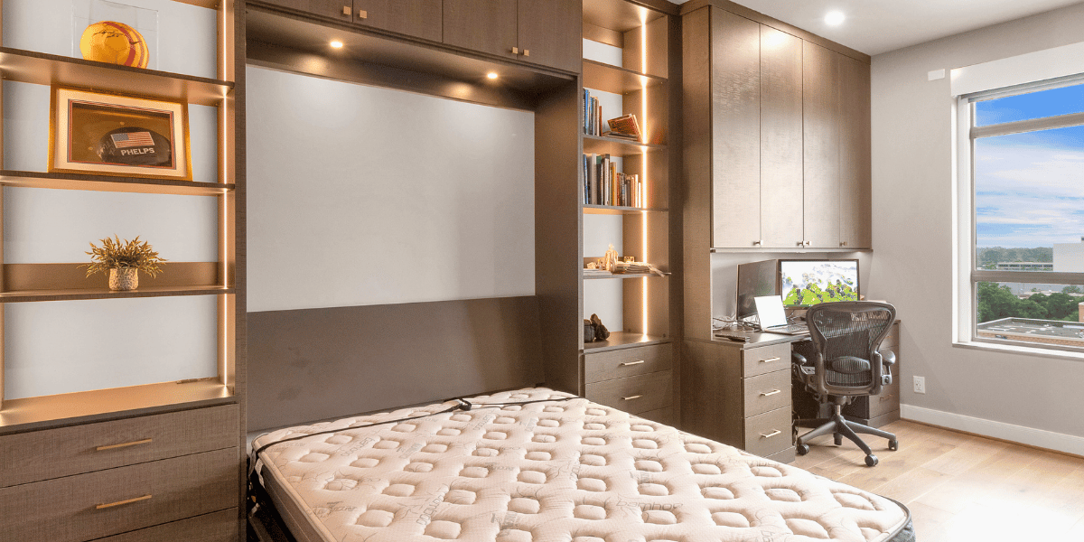 How Much Does a Custom Home Office and Murphy Bed Combo Cost in Houston?