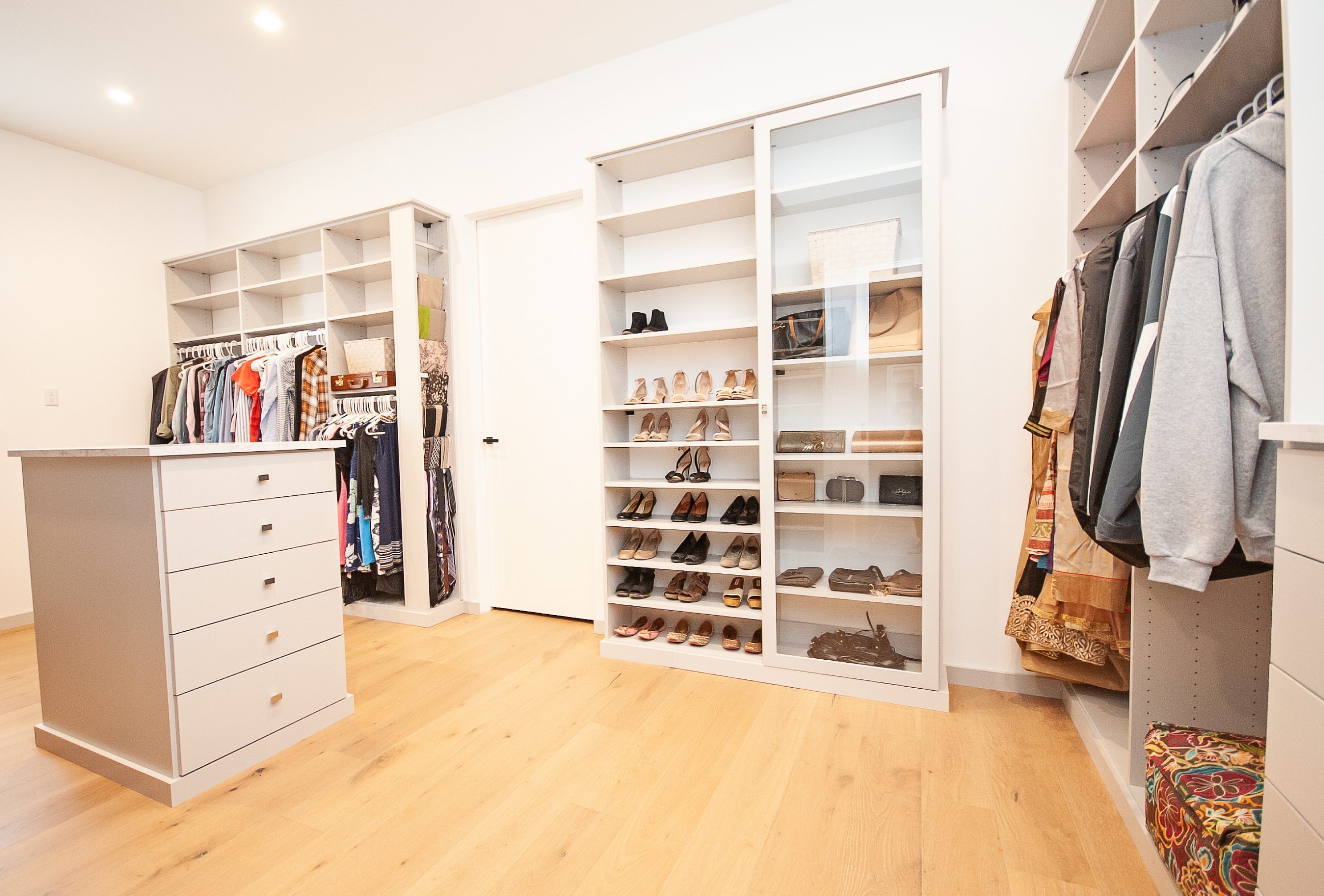 Custom SpaceManager closet system